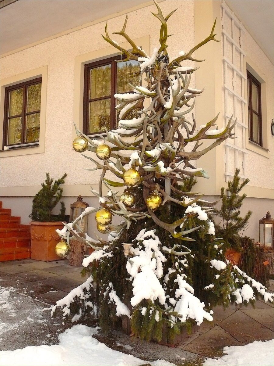 Weihnachten im Gasthof und Pension "Zur Klause" im Winter